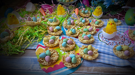 Photo of Adorable Easter Egg Nest Cookies