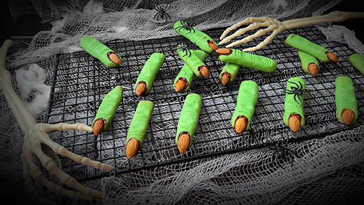 Photo of Spooky Scary Halloween Witches Finger Cookies