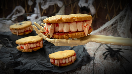 Photo of Spookylicious Dracula's Dentures Cookies