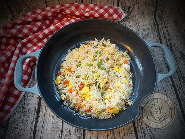 Photo of completed Egg & Vegetable Fried Rice