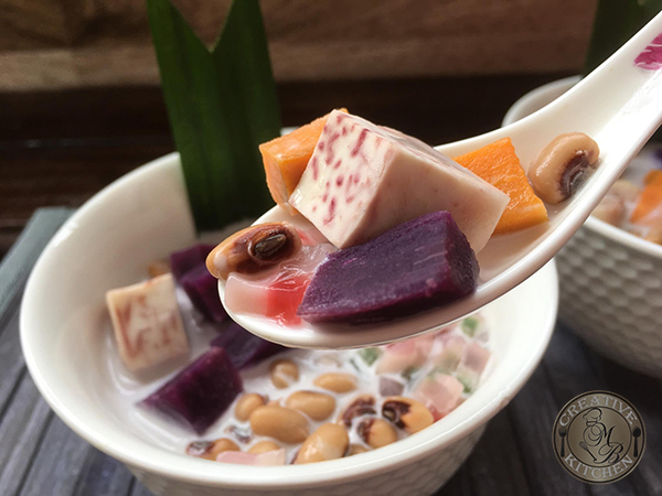 Photo of completed Bubur Cha-Cha (Taro & Sweet potatoes With Tapioca Jellies Coconut Milk Dessert)
