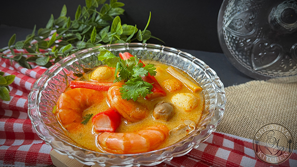 Photo of completed Tom Yum Goong
