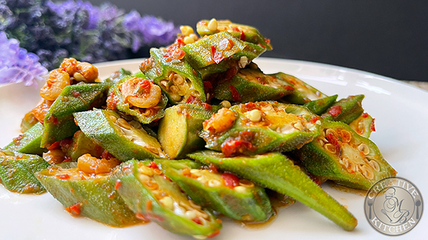 Photo of completed Stir Fry Spicy Sambal Okra