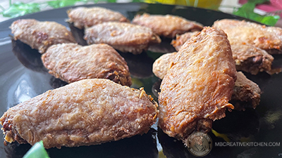 Air Fried Thai Style Kaffir Lime Chicken Wings